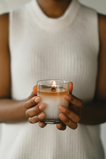 Winter White Chocolate Candle